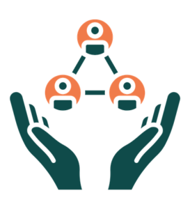 Icône la solidarité et la coopération